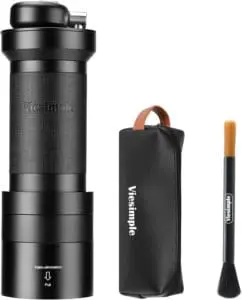 Viesimple portable manual burr coffee grinder